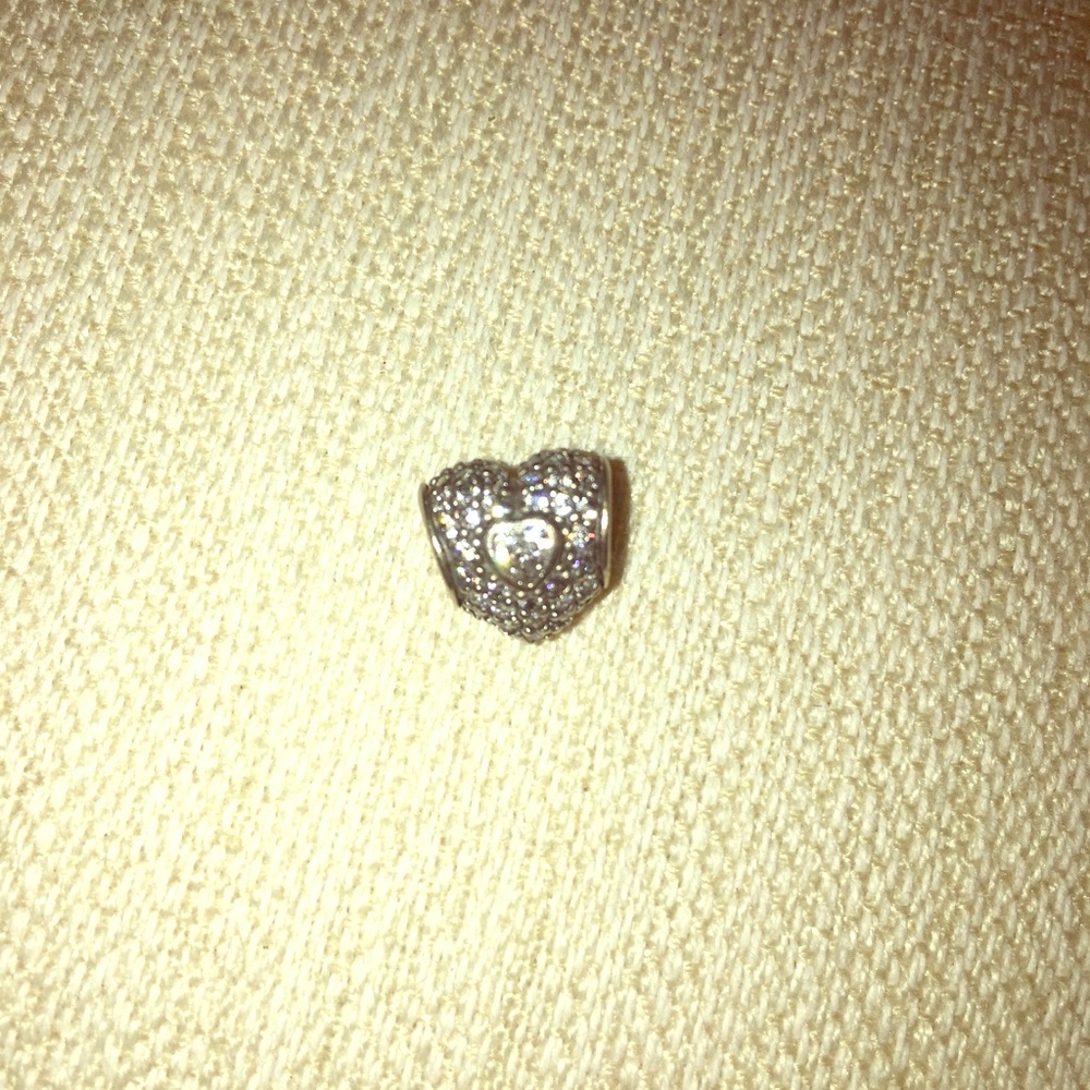 Pandora sterling silver heart charm